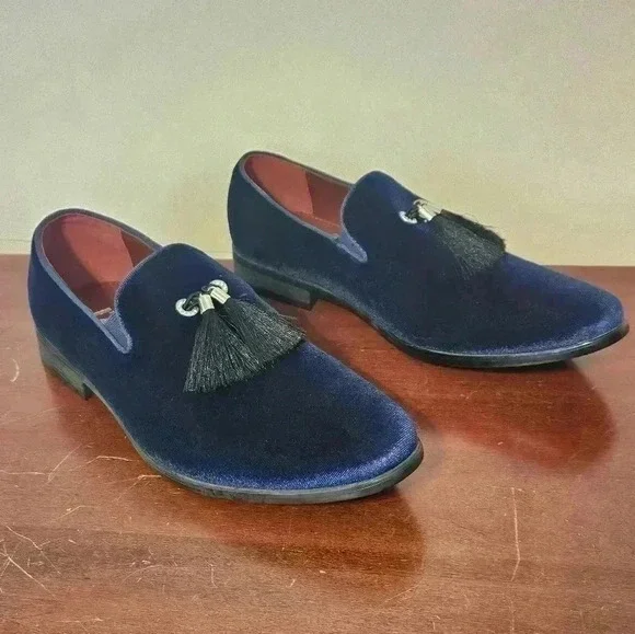 Jump 75 BLUE SUEDE SHOES SIZE 11 EUC NO ISSUES - Picture 2 of 11